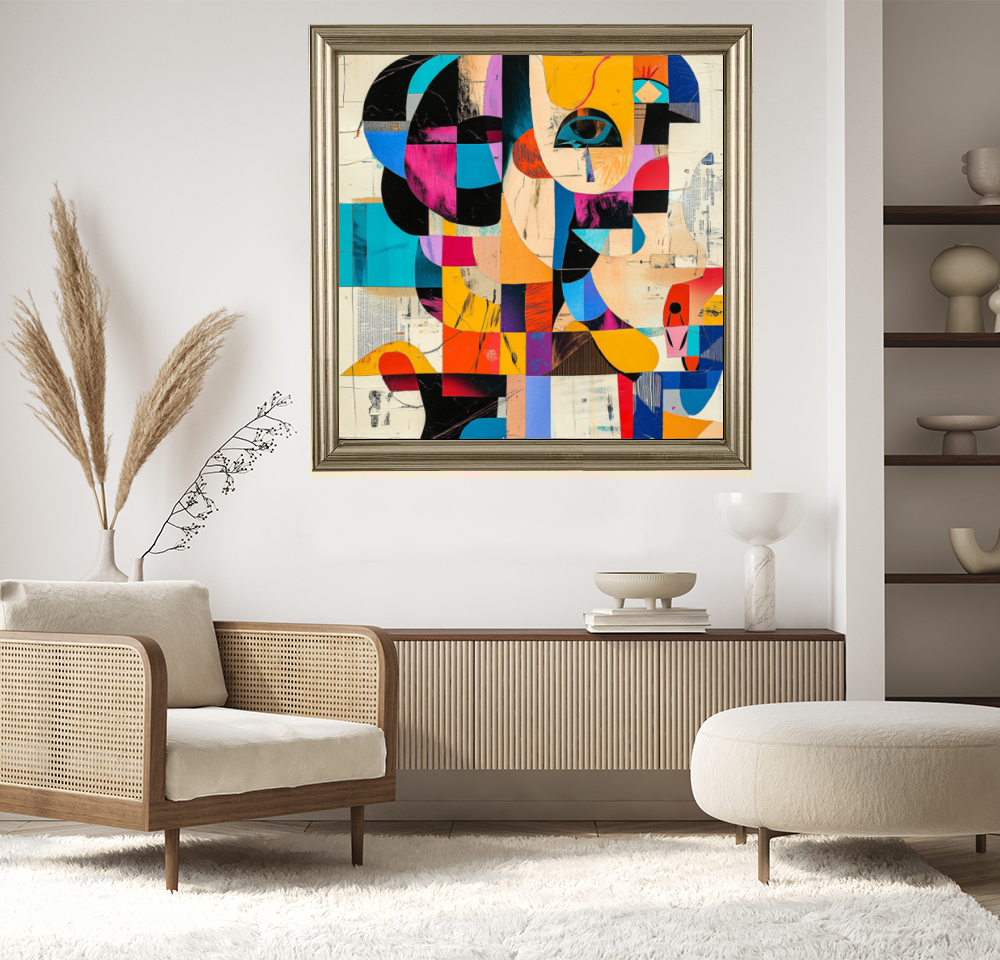 Tableau Décoratif Abstraction Colorée - Artibar Tableaux de décoration Art abstrait
