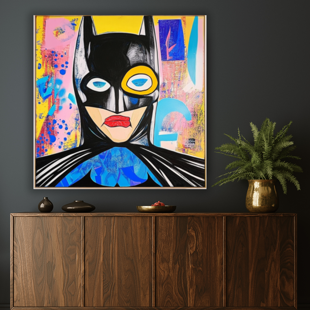 Tableau Décoratif Pop Art Masqué - Artibar Tableaux de décoration Art abstrait