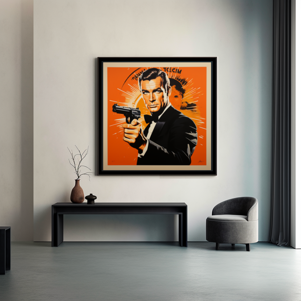 Tableau Décoratif Espionnage Élégant