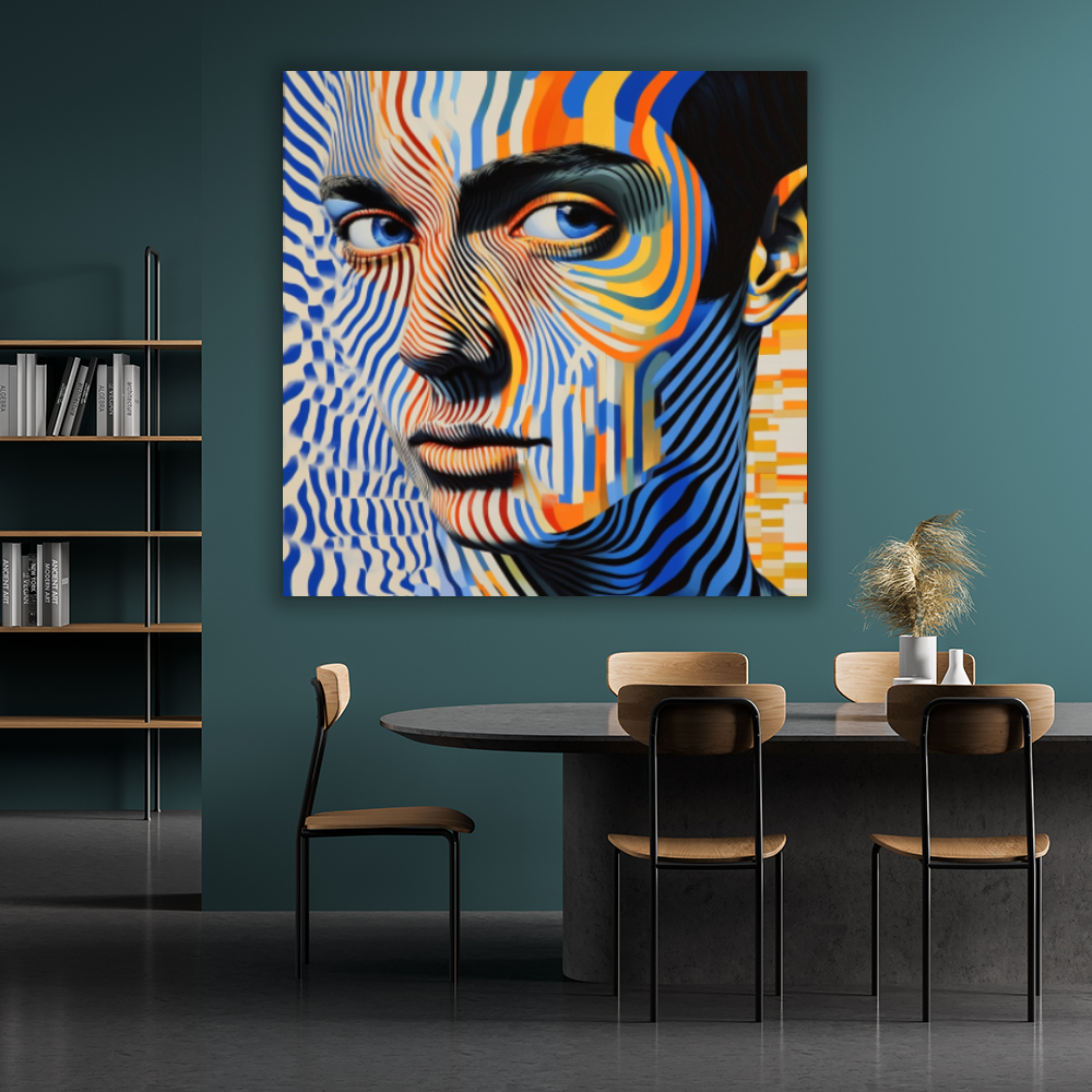Tableau Décoratif Hypnotique en Couleurs - Artibar Tableaux de décoration Art abstrait