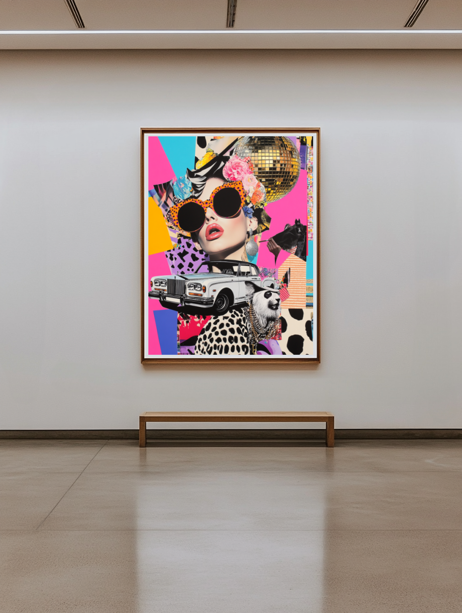 Tableau Décoratif Pop Art Éclatant - Artibar Tableaux de décoration Art abstrait