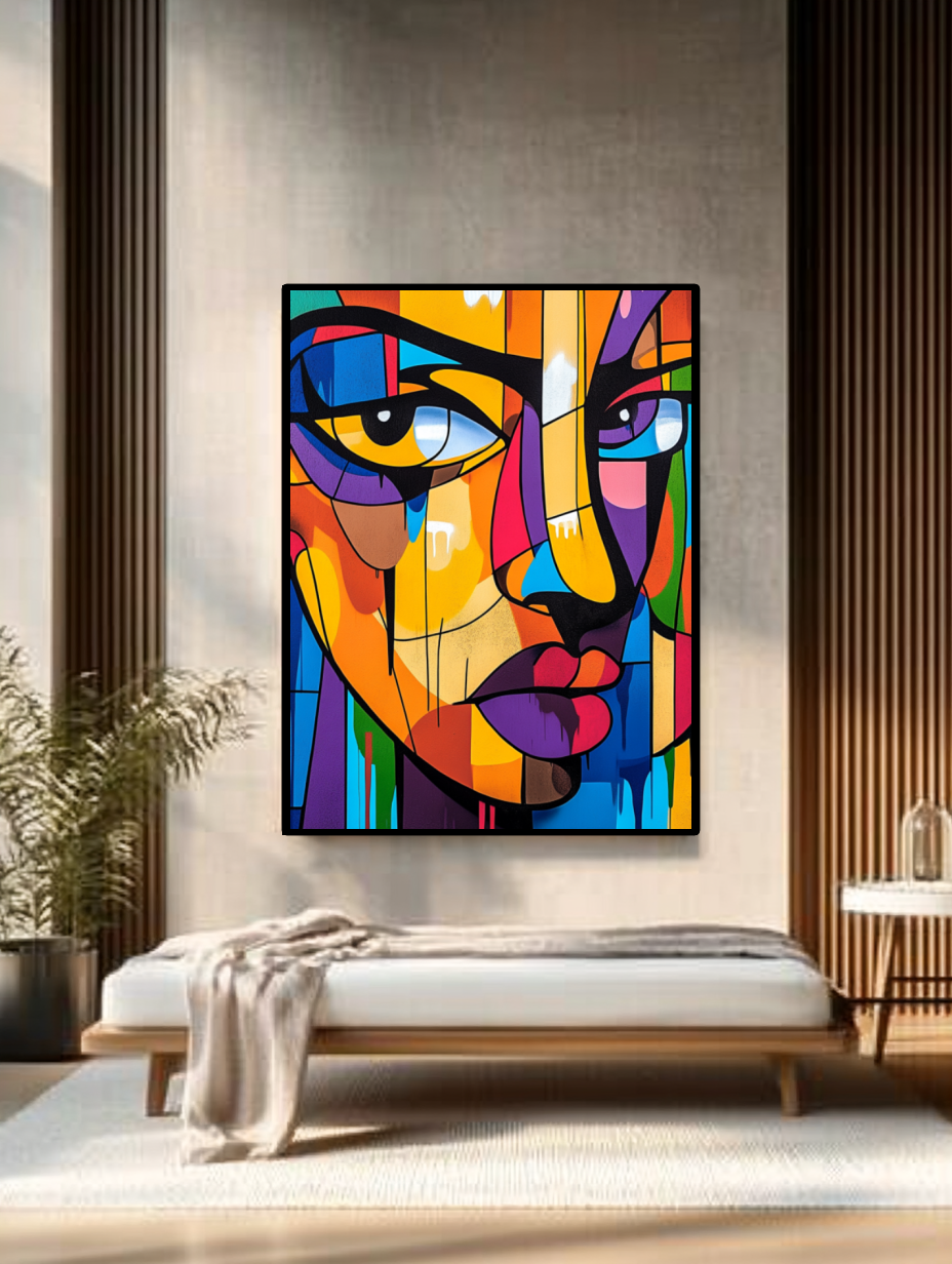 Tableau Décoratif Éclats Abstraits - Artibar Tableaux de décoration Art abstrait