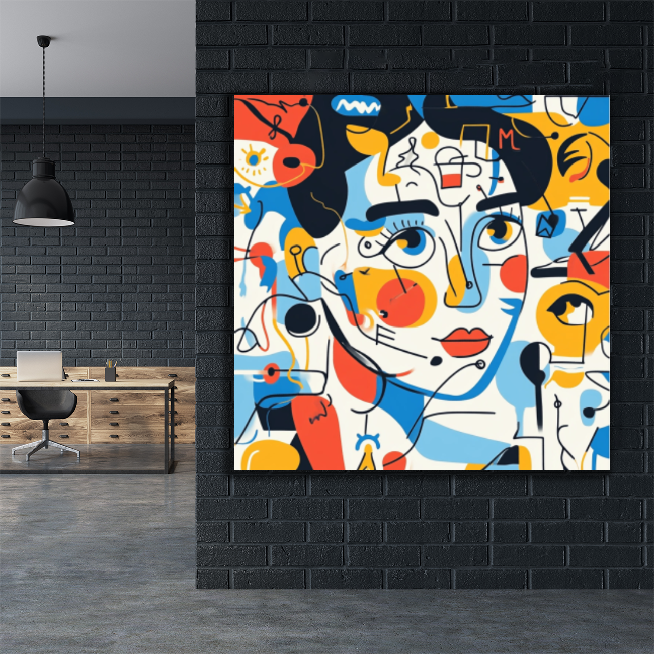 Tableau Décoratif Abstrait et Coloré - Artibar Tableaux de décoration Art abstrait