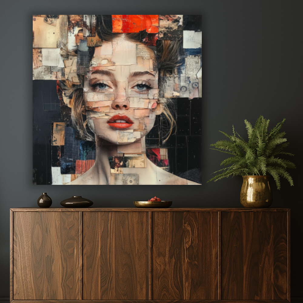 Tableau Décoratif Éclats de Portrait - Artibar Tableaux de décoration Art abstrait