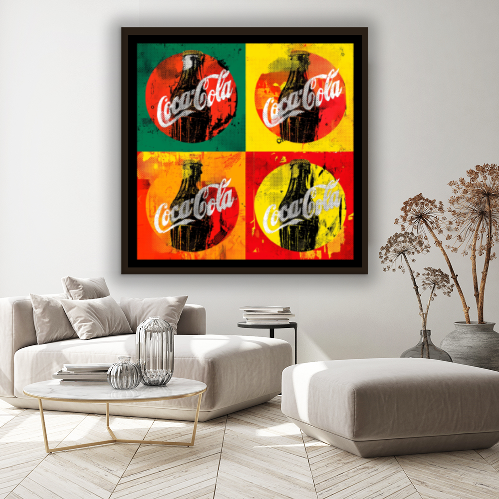 Tableau Décoratif Pop Cola Vibes - Artibar Tableaux de décoration Art abstrait