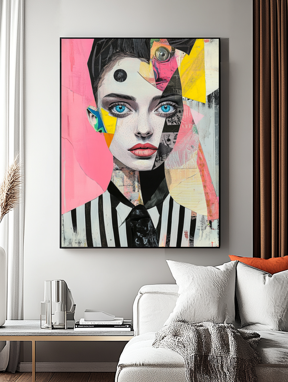 Tableau Décoratif Fusion Abstraite - Artibar Tableaux de décoration Art abstrait