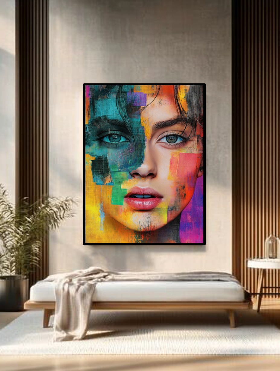 Tableau Décoratif Éclats de Couleurs - Artibar Tableaux de décoration Art abstrait