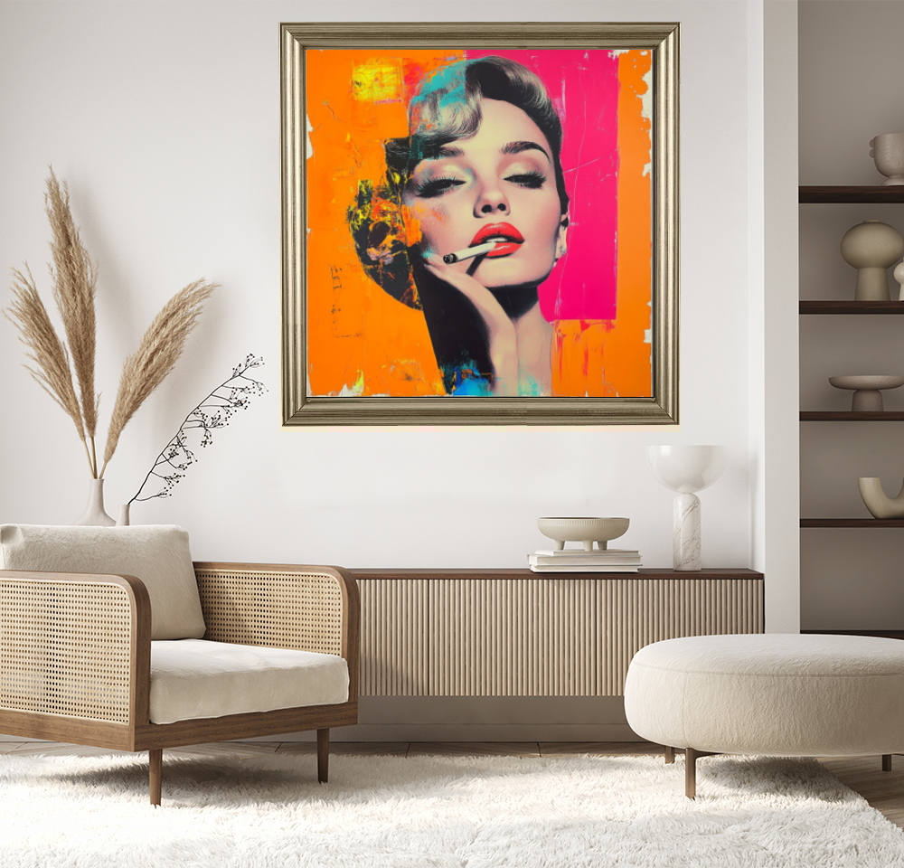Tableau Décoratif Pop Art Glamour - Artibar Tableaux de décoration Art abstrait
