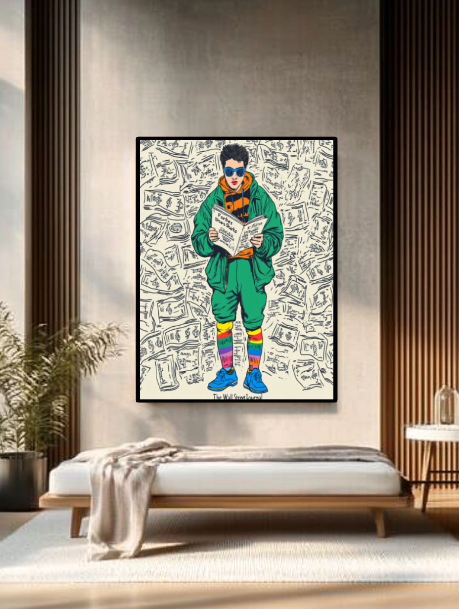 Tableau Décoratif Urban Pop Finance - Artibar Tableaux de décoration Art abstrait