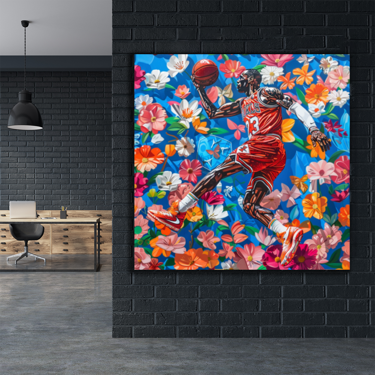 Tableau Décoratif Dynamisme Floral - Artibar Tableaux de décoration Art abstrait