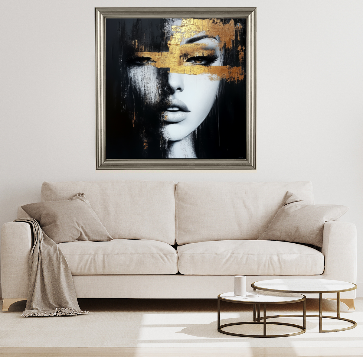 Tableau Décoratif Mystique Doré - Artibar Tableaux de décoration Art abstrait