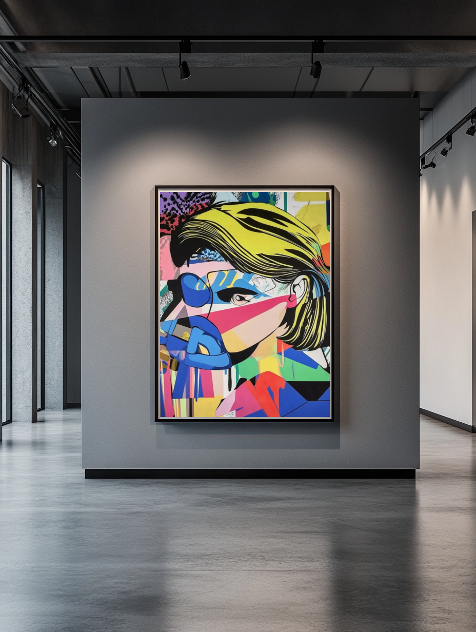 Tableau Décoratif Pop Art Vibrant - Artibar Tableaux de décoration Art abstrait