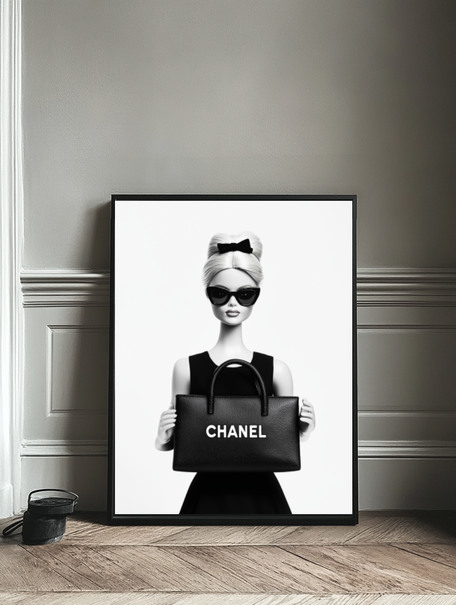 Tableau Décoratif Glamour Monochrome - Artibar Tableaux de décoration Art abstrait