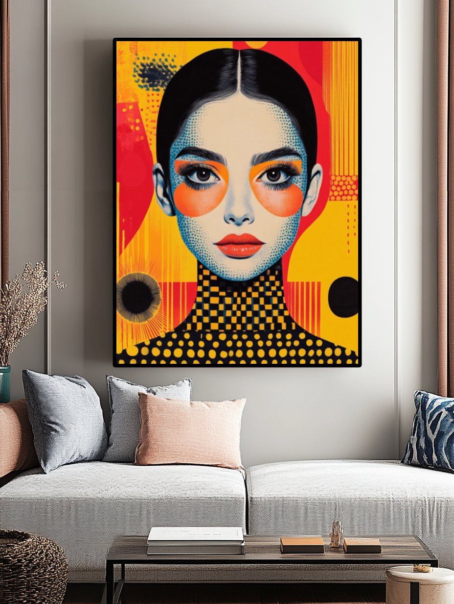 Tableau Décoratif Pop-Art Hypnotique - Artibar Tableaux de décoration Art abstrait