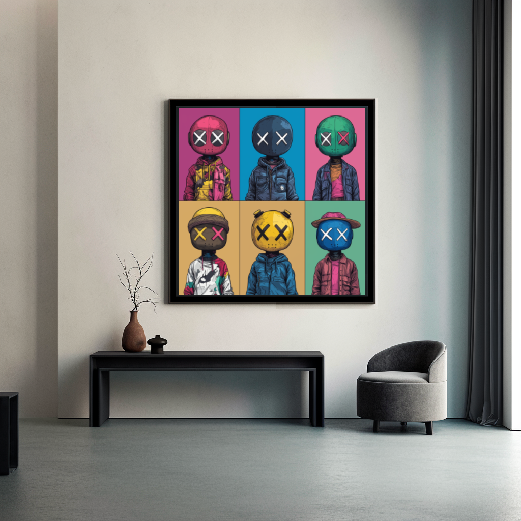 Tableau Décoratif Pop Art Futuriste - Artibar Tableaux de décoration Art abstrait