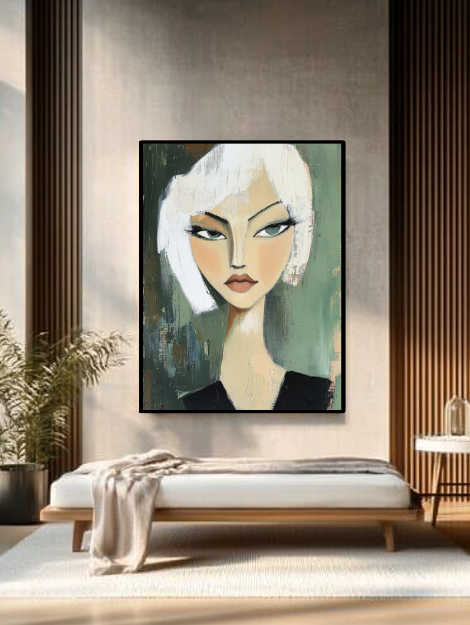Tableau Décoratif Portrait Moderne - Artibar Tableaux de décoration Art abstrait