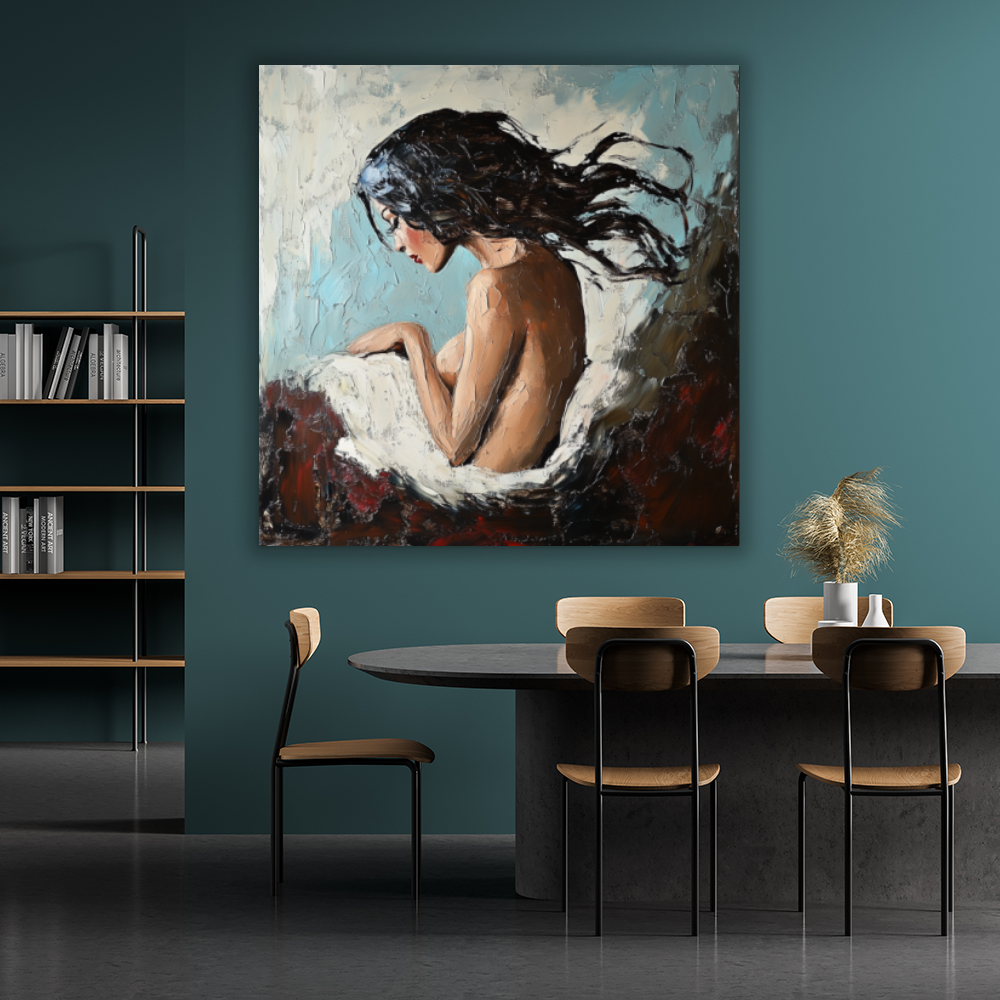 Tableau Décoratif Femme Envolée - Artibar Tableaux de décoration Art abstrait