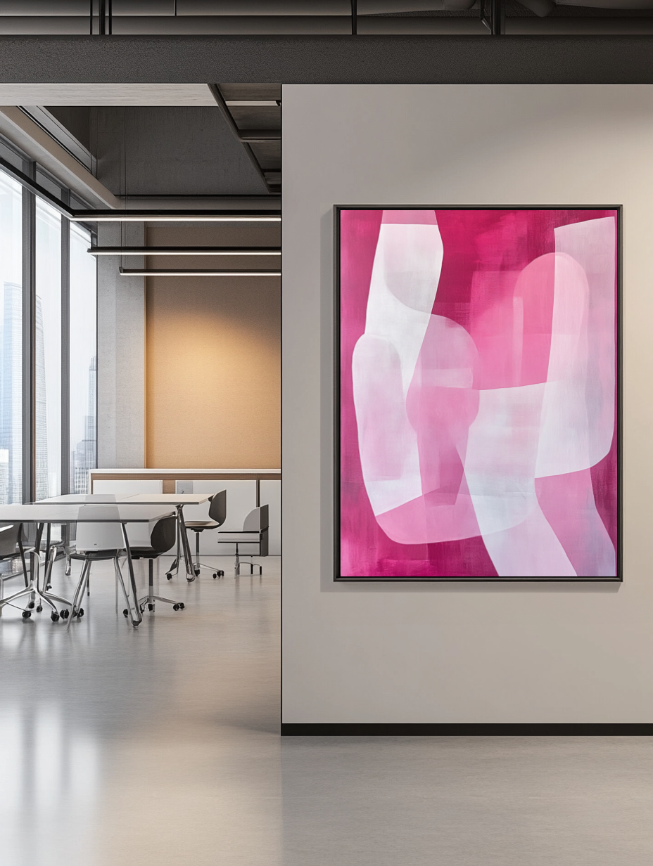 Tableau Décoratif Abstraction Florale - Artibar Tableaux de décoration Art abstrait