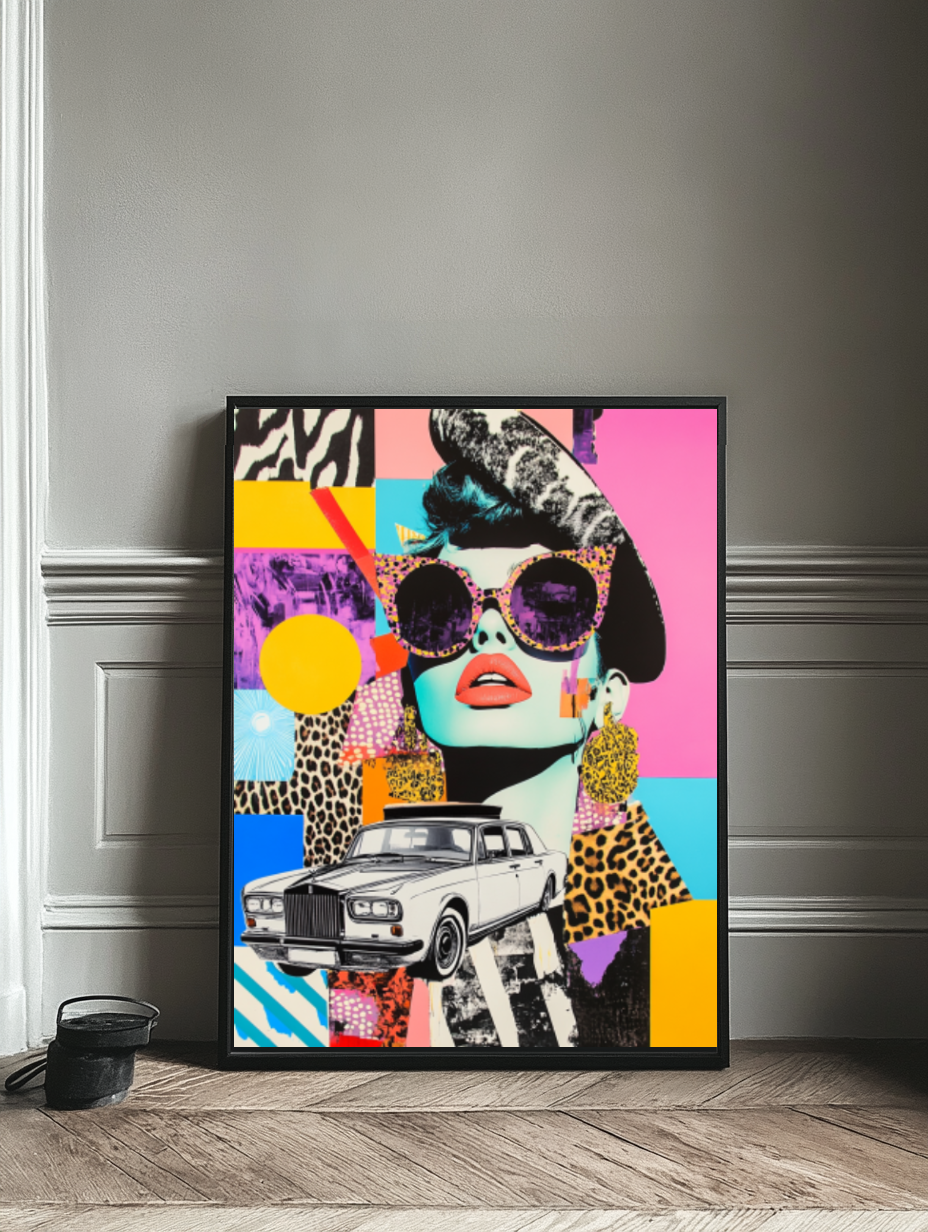 Tableau Décoratif Pop-Art Glamour Urbain - Artibar Tableaux de décoration Art abstrait
