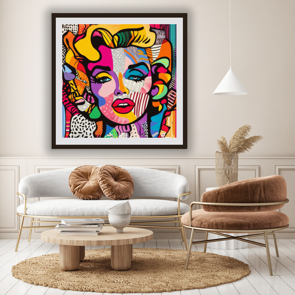 Tableau Décoratif Pop Art Vibrant - Artibar Tableaux de décoration Art abstrait