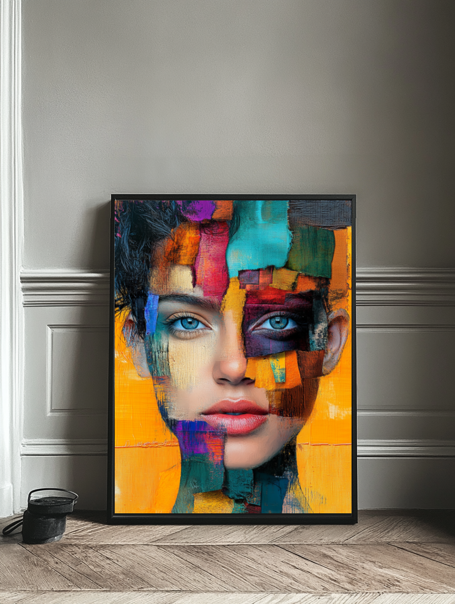 Tableau Décoratif Fusion Abstraite - Artibar Tableaux de décoration Art abstrait
