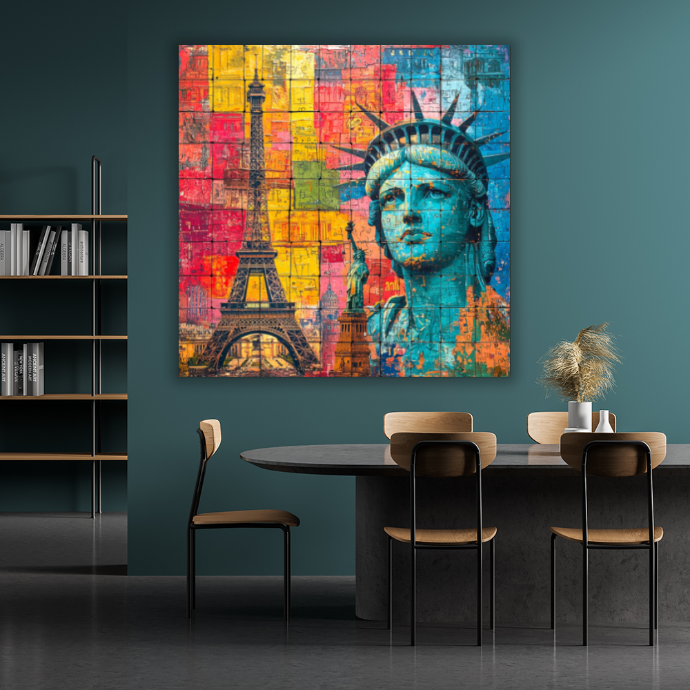 Tableau Décoratif Icônes du Monde