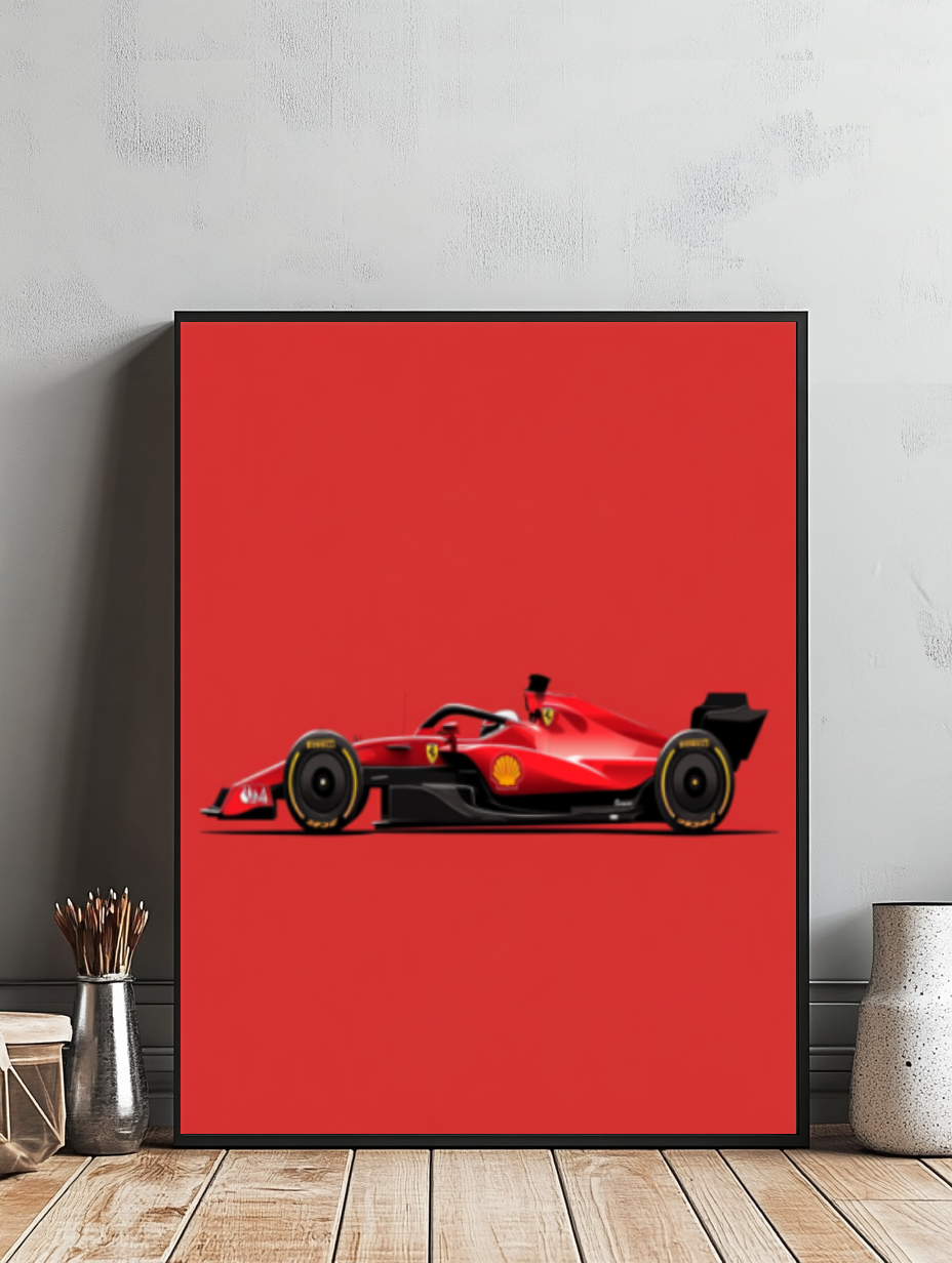 Tableau Décoratif Voiture de Course Élite