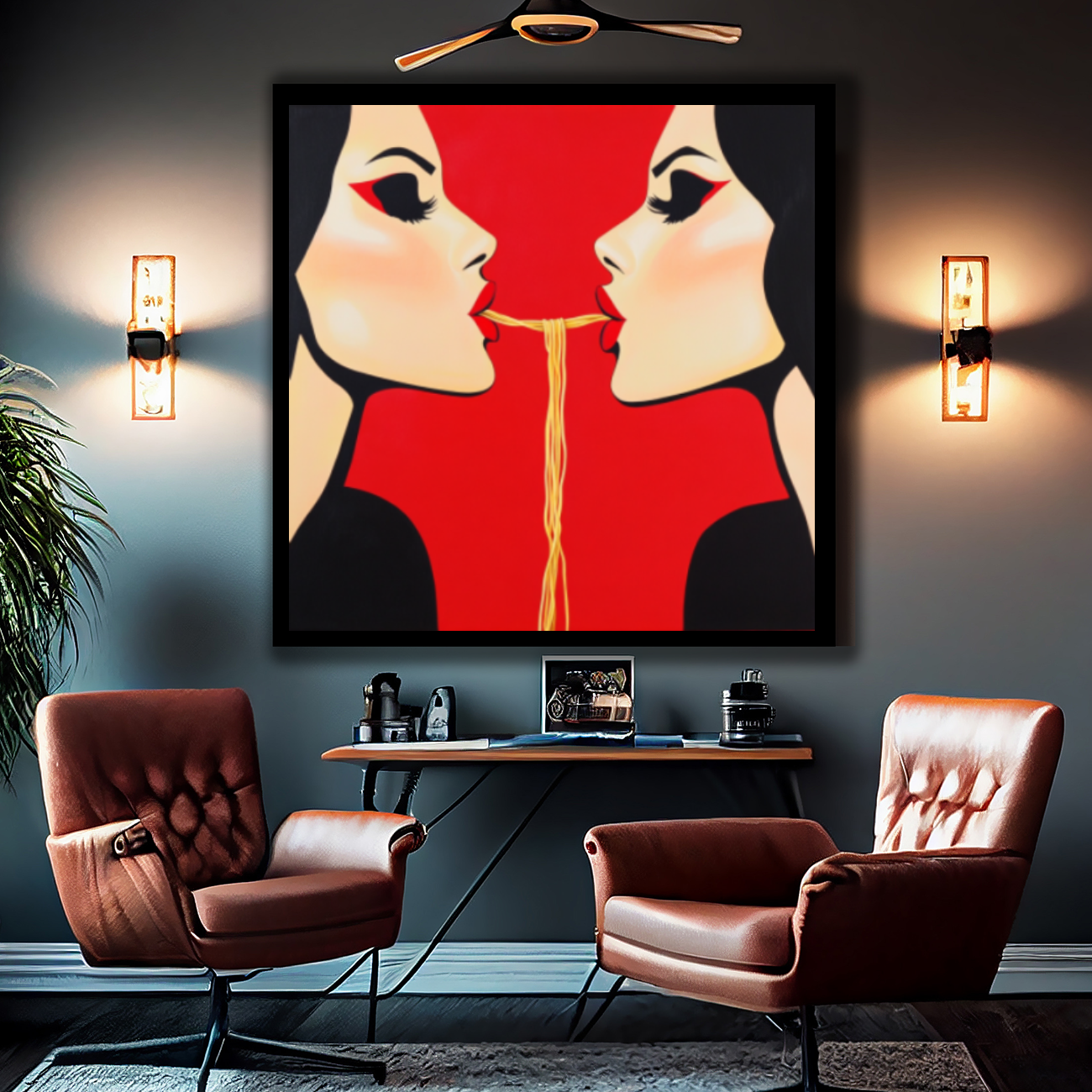 Tableau Décoratif Pop Art Passionnel