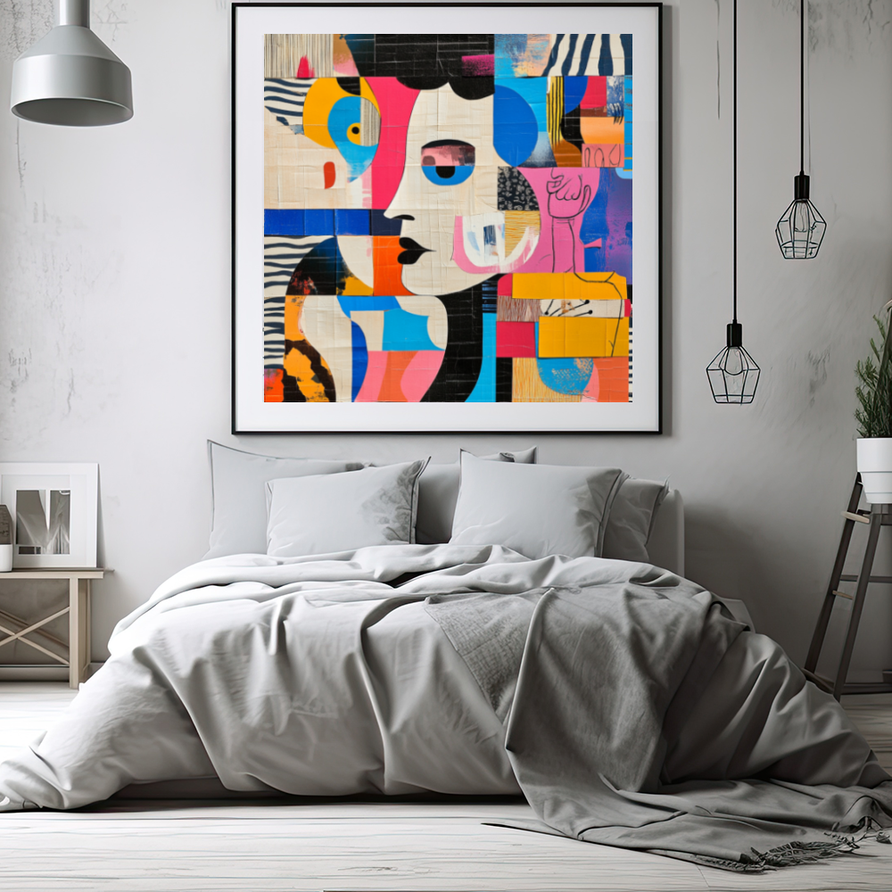 Tableau Décoratif Cubiste et Coloré - Artibar Tableaux de décoration Art abstrait