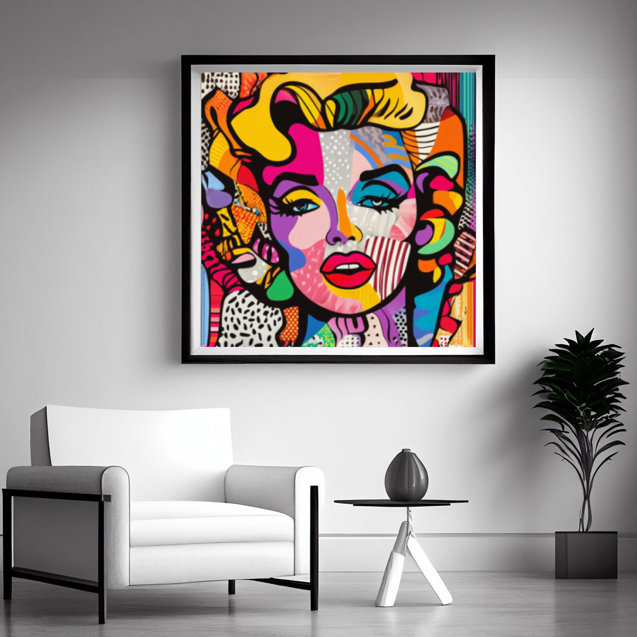 Tableau Décoratif Pop Art Vibrant
