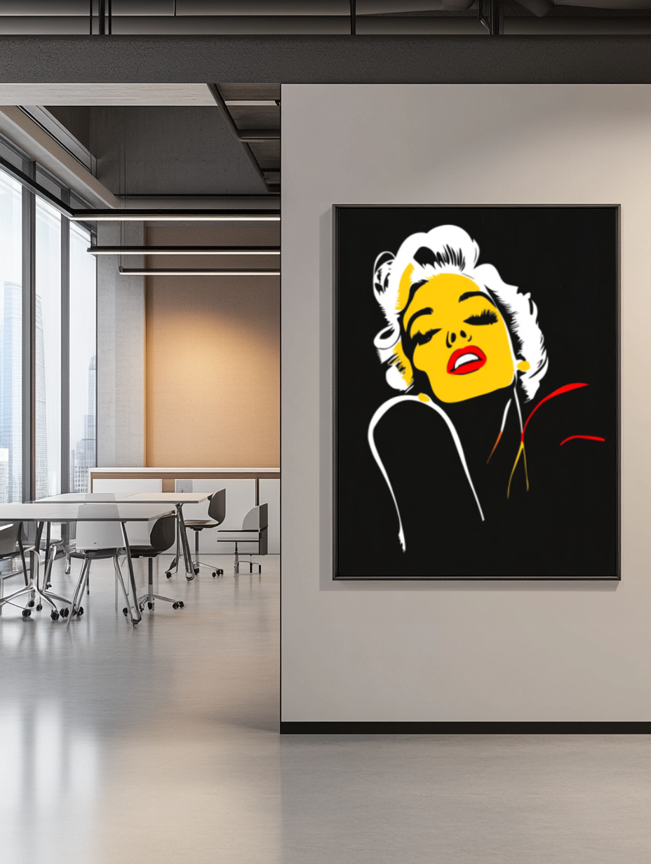 Tableau Décoratif Pop Glam Attitude - Artibar Tableaux de décoration Art abstrait