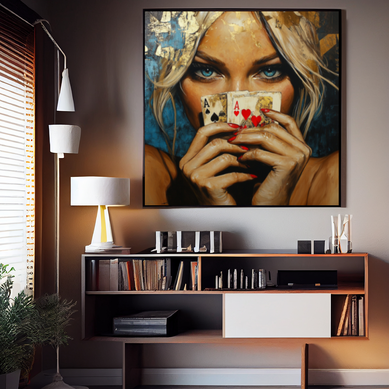 Tableau Décoratif As du Mystère - Artibar Tableaux de décoration Art abstrait