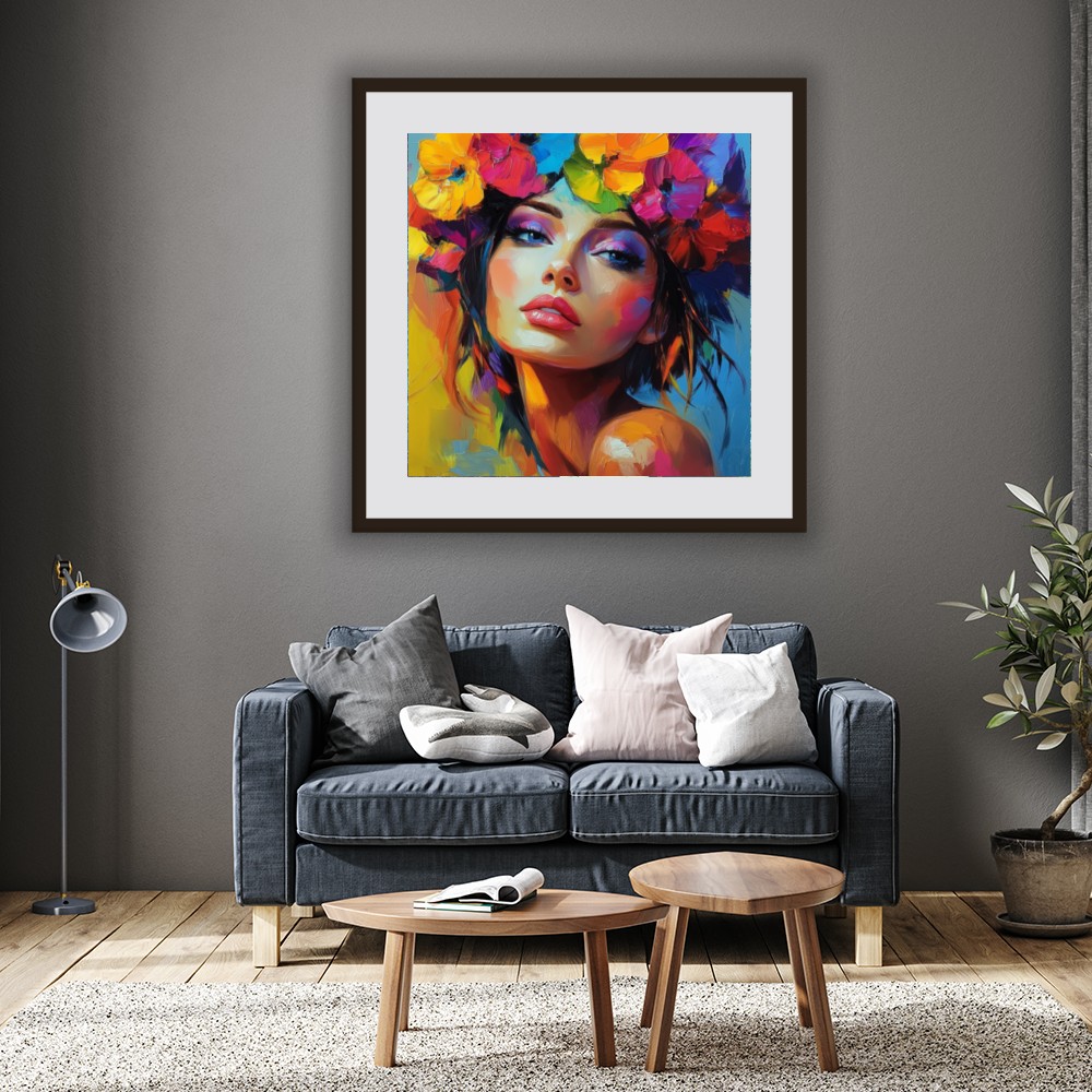 Tableau Décoratif Éclat de Couleurs
