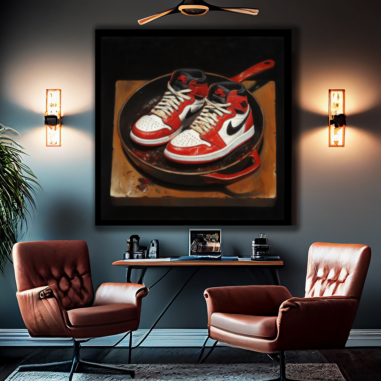 Tableau Décoratif Sneakers Gourmandes - Artibar Tableaux de décoration Art abstrait