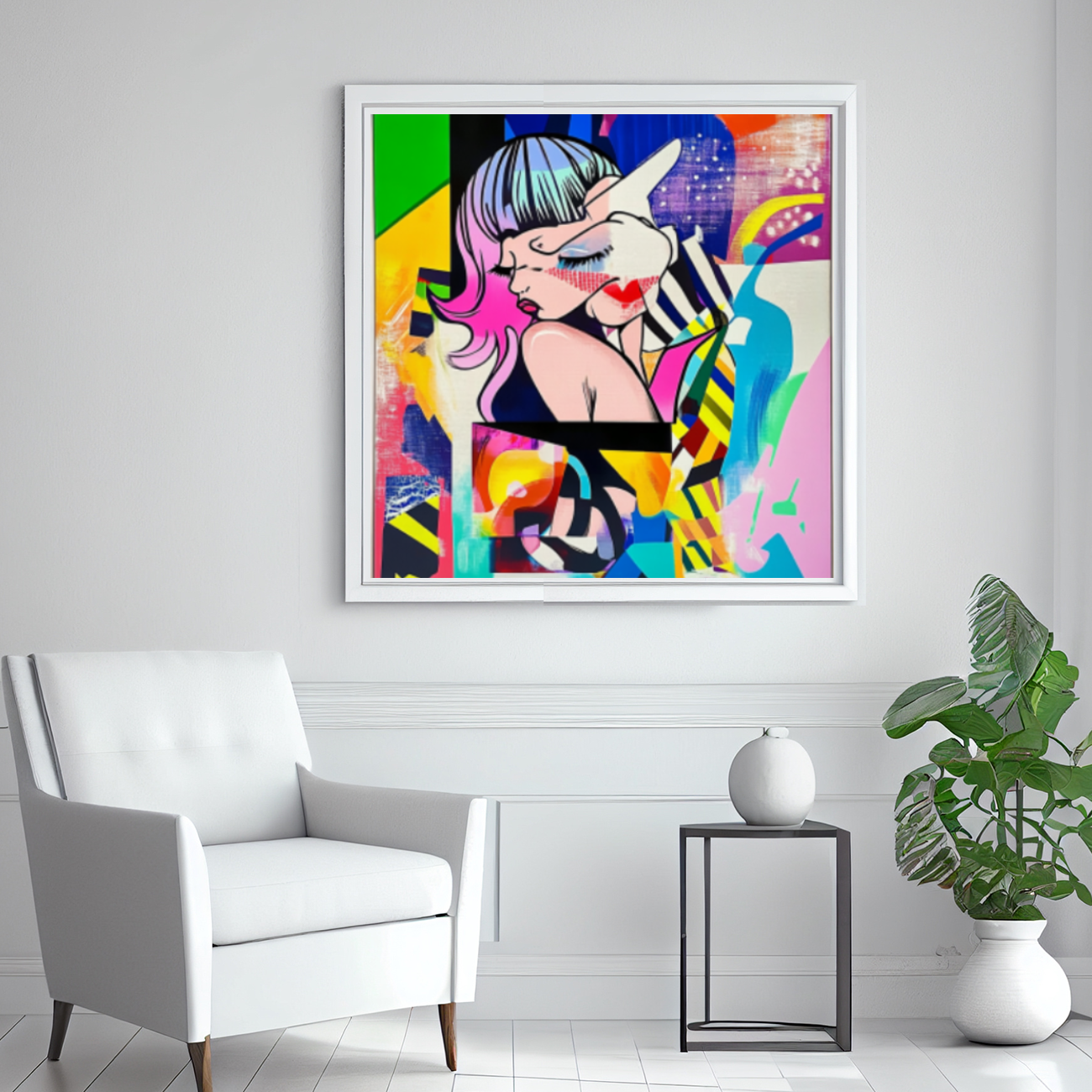 Tableau Décoratif Pop Art Éclatant