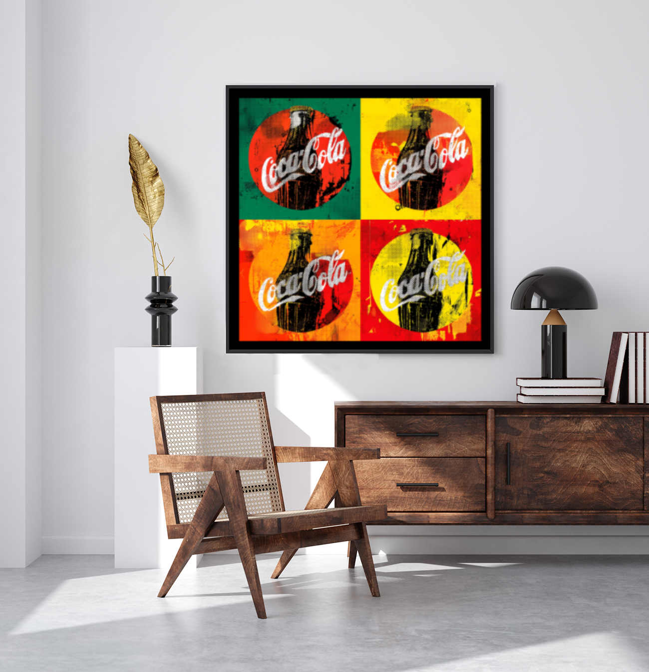 Tableau Décoratif Pop Cola Vibes - Artibar Tableaux de décoration Art abstrait