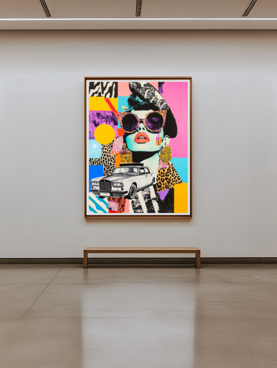 Tableau Décoratif Pop-Art Glamour Urbain
