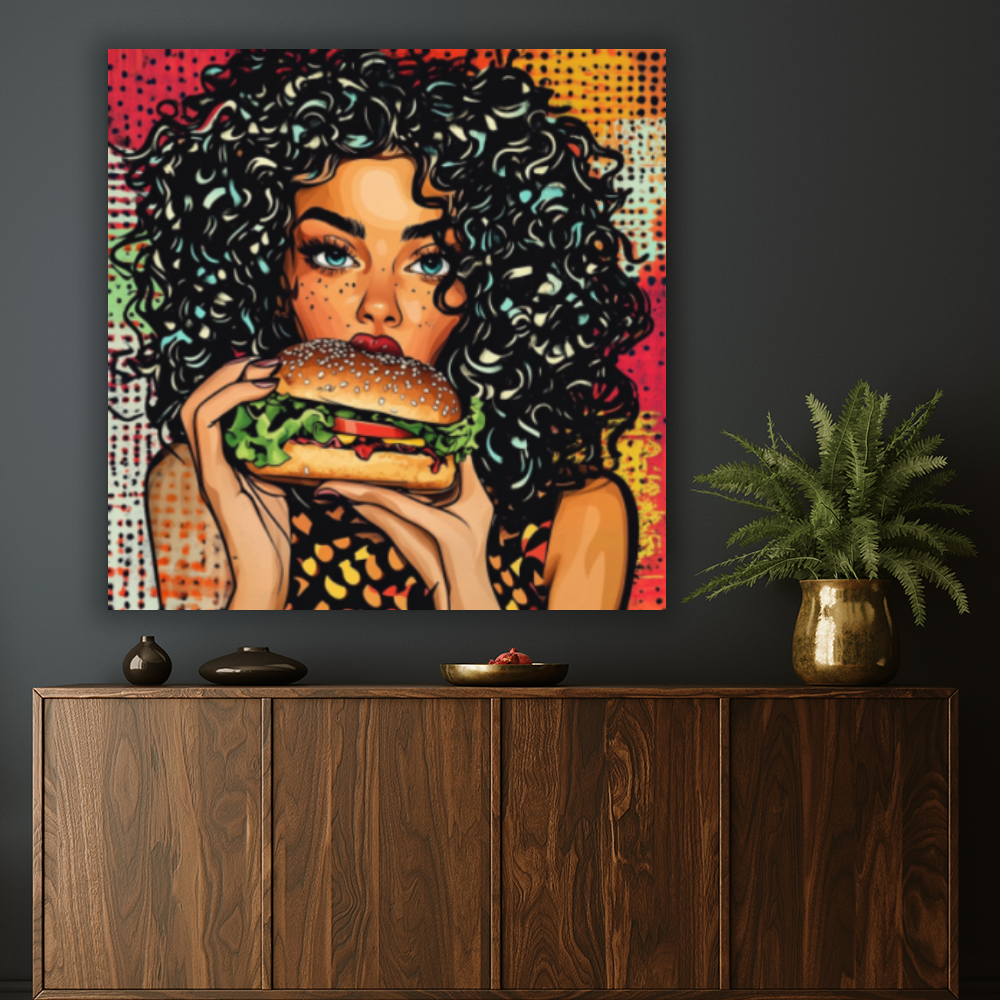 Tableau Décoratif Pop-Art Gourmand