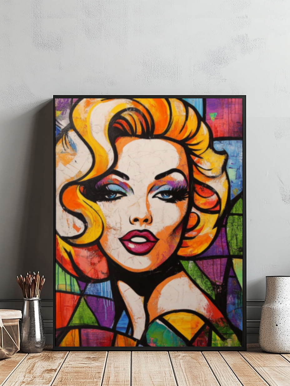 Tableau Décoratif Pop Art Élégant