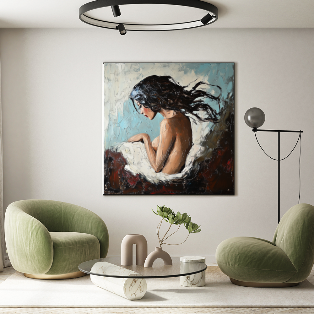 Tableau Décoratif Femme Envolée