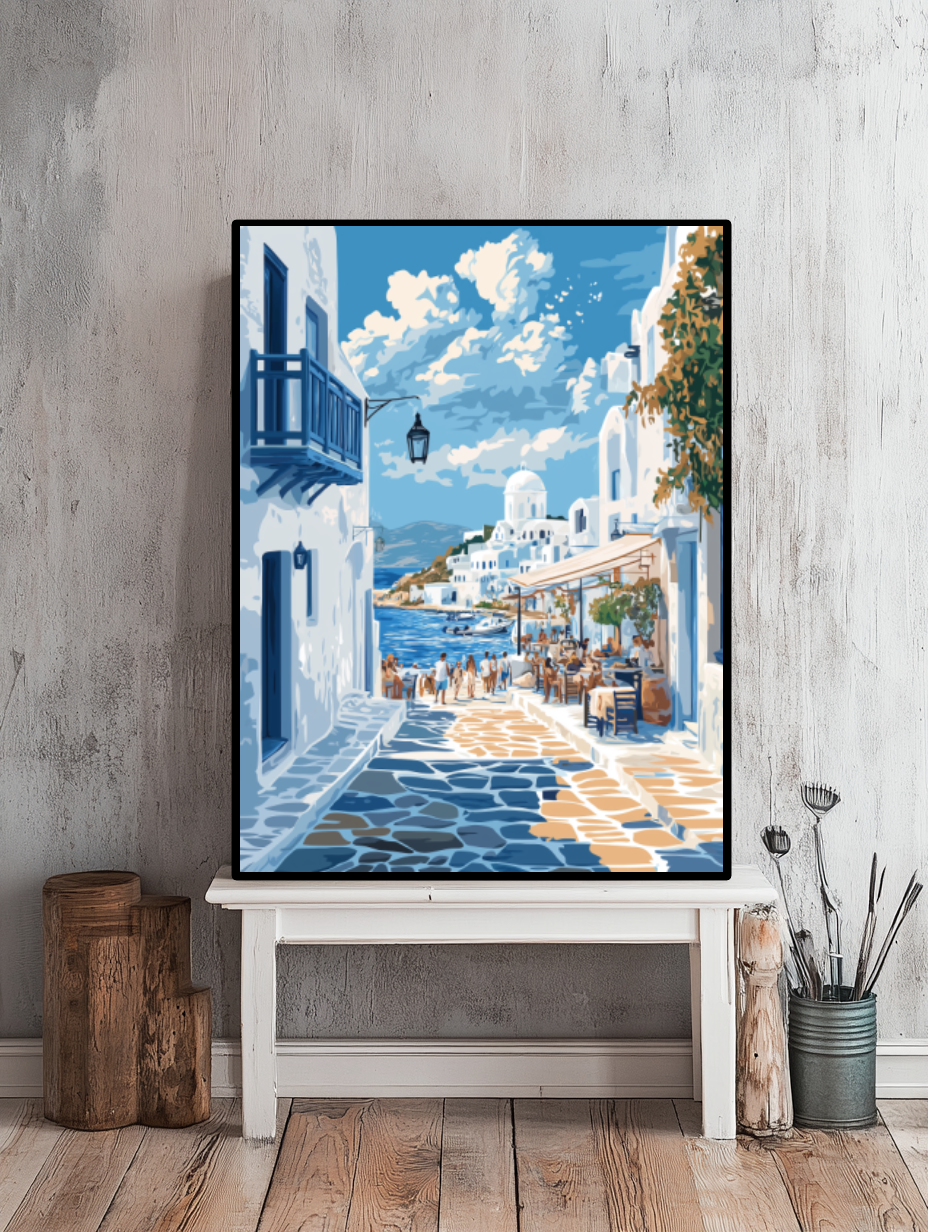 Tableau Décoratif Évasion Méditerranéenne