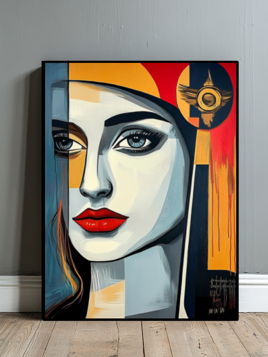 Tableau Décoratif Portrait Moderne Envoûtant - Artibar Tableaux de décoration Art abstrait