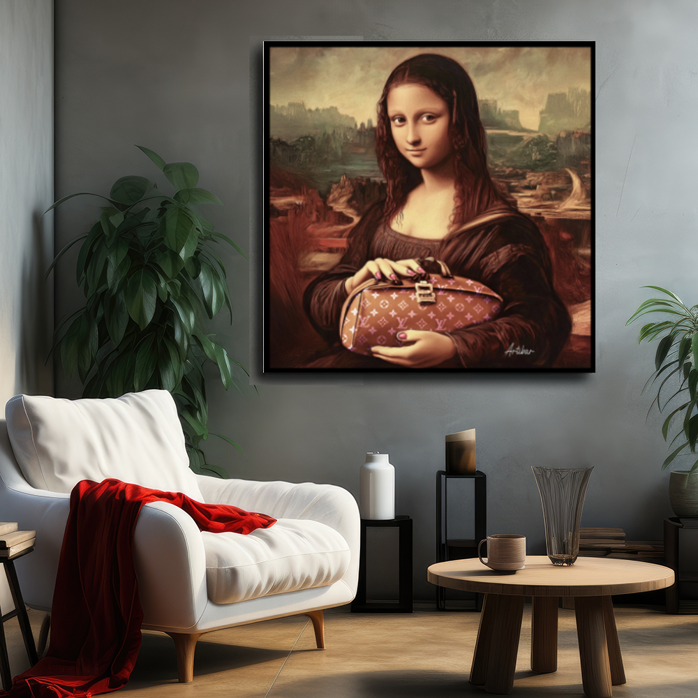 Tableau Décoratif Mona Lisa Remix