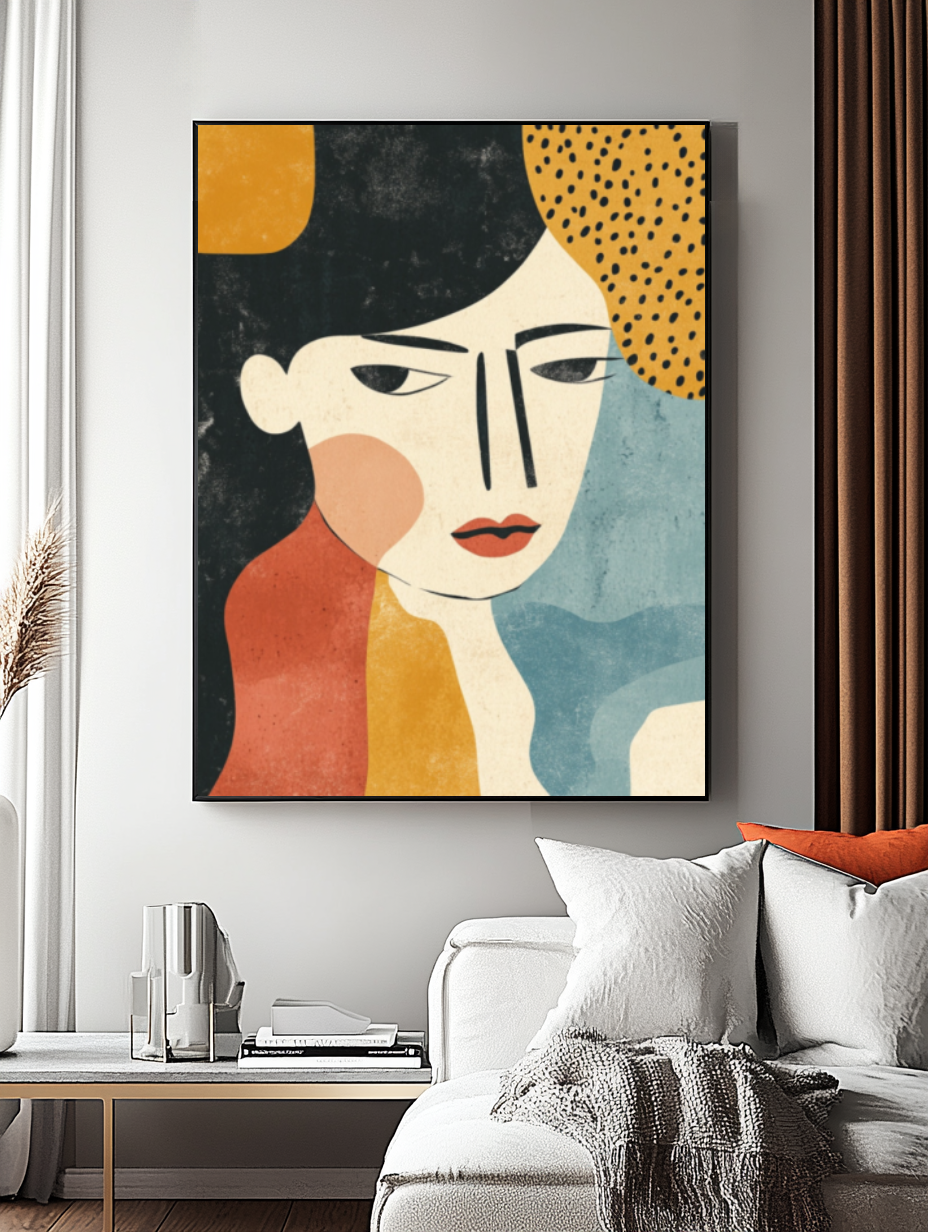 Tableau Décoratif Abstrait Élégant