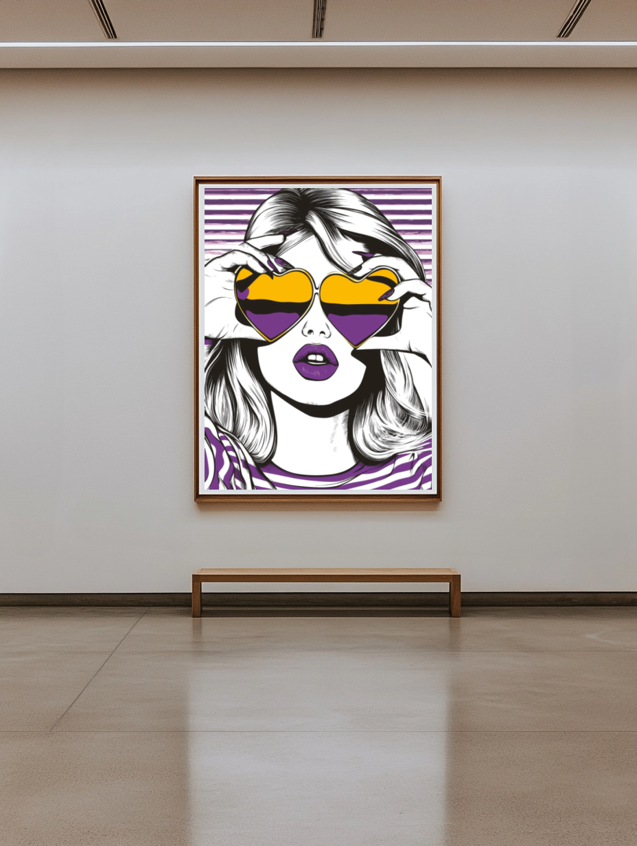 Tableau Décoratif Pop Art Chic