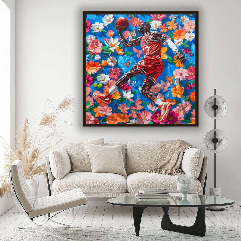 Tableau Décoratif Dynamisme Floral