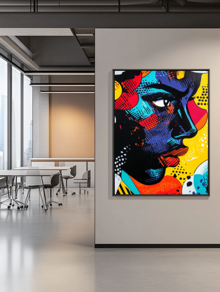 Tableau Décoratif Pop Art Explosif