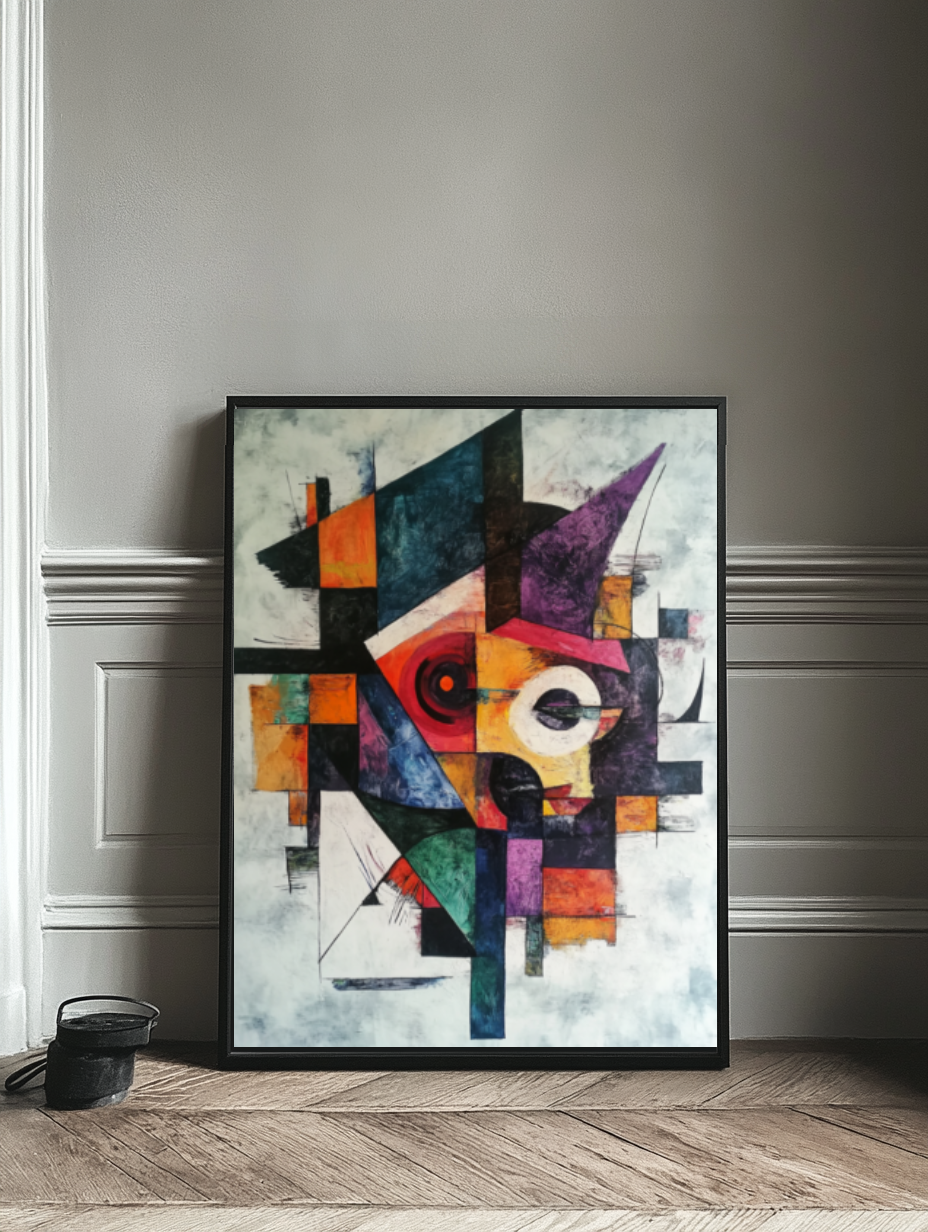 Tableau Décoratif Abstrait Éclatant