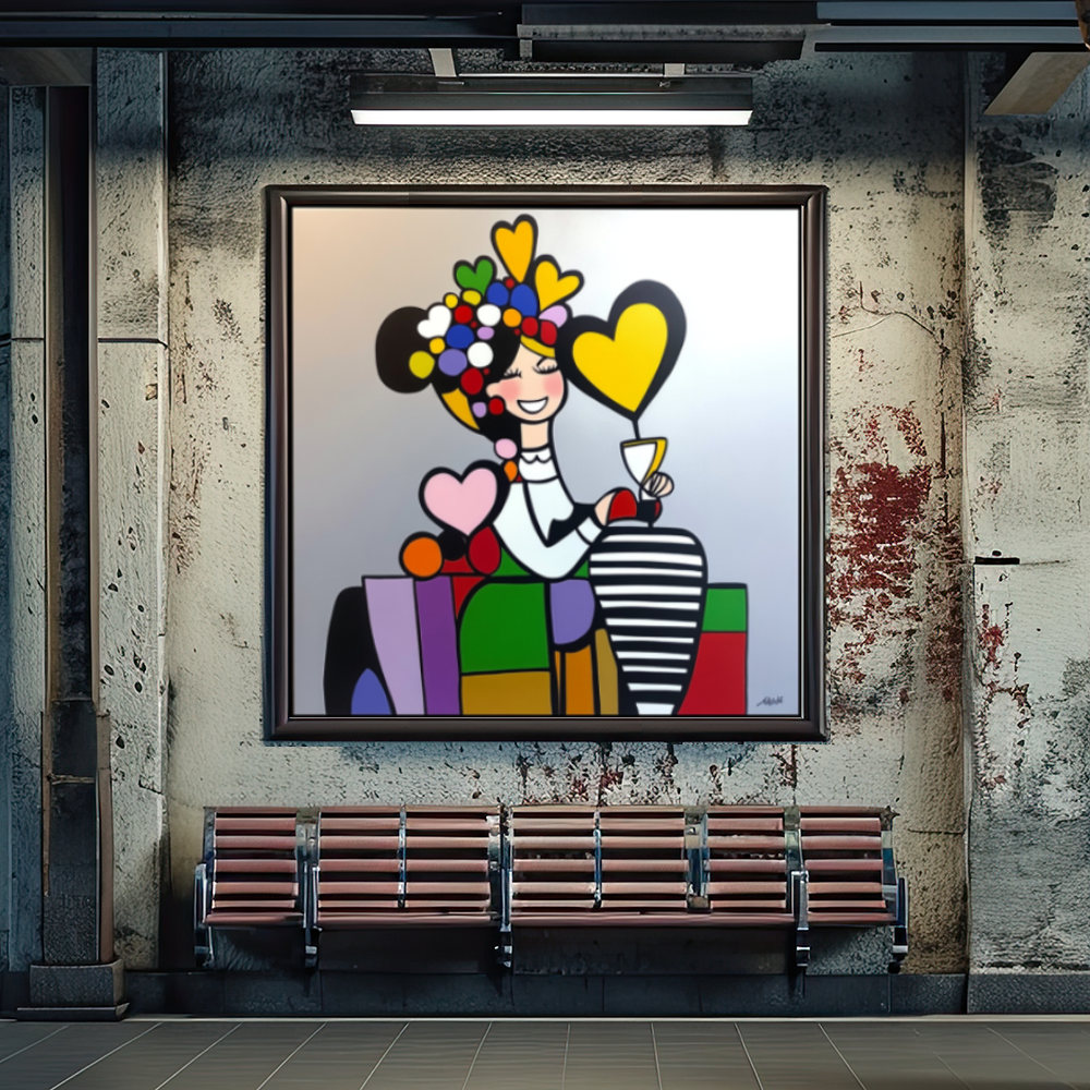 Tableau Décoratif Joie Chromatique
