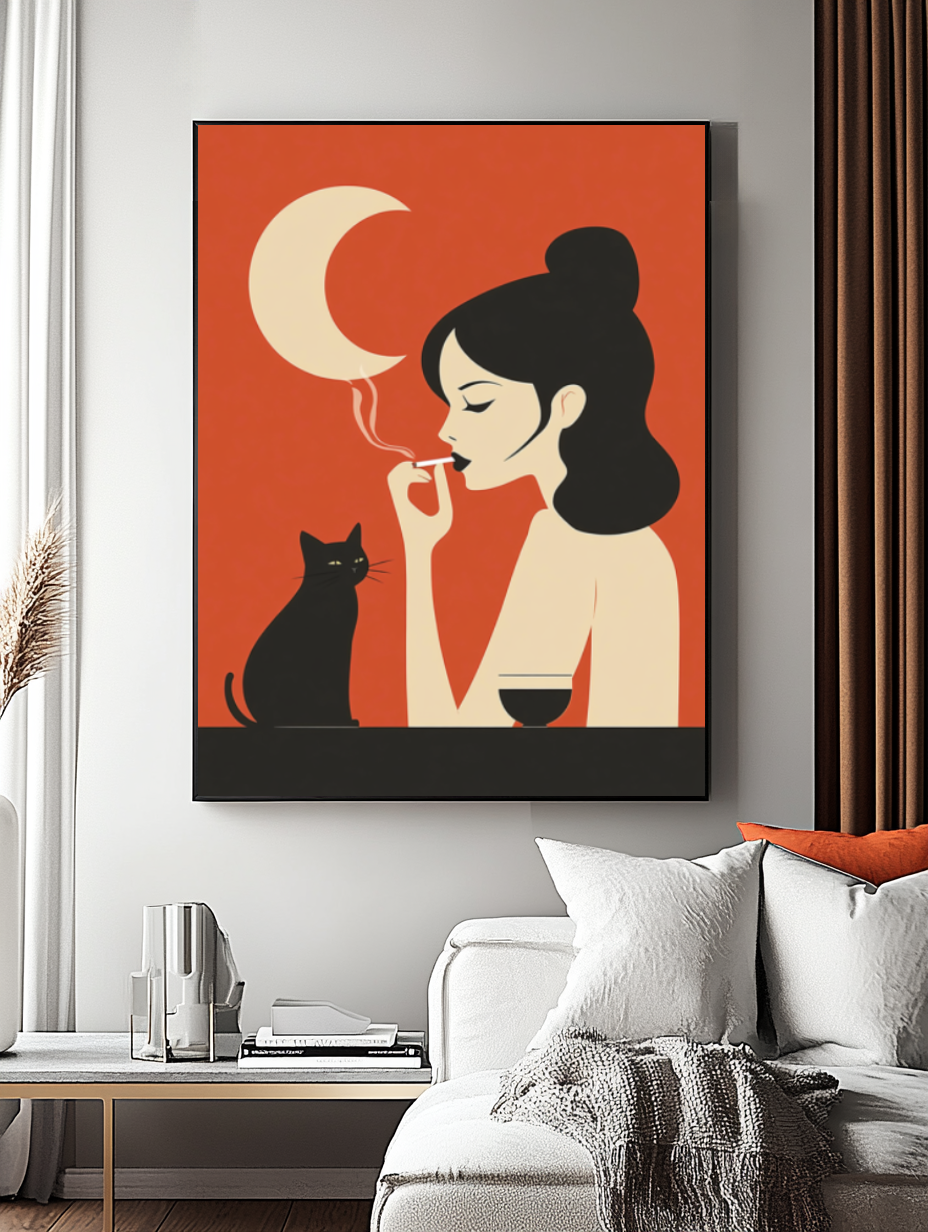 Tableau Décoratif Élégance Nocturne